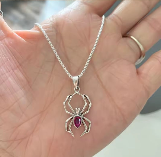 Huwomen örümcek kolye kolye kadınlar için/erkekler Punk hayvan kolye Unisex sevgilisi boyun aksesuarları yaratıcı hediye Hip Hop takı